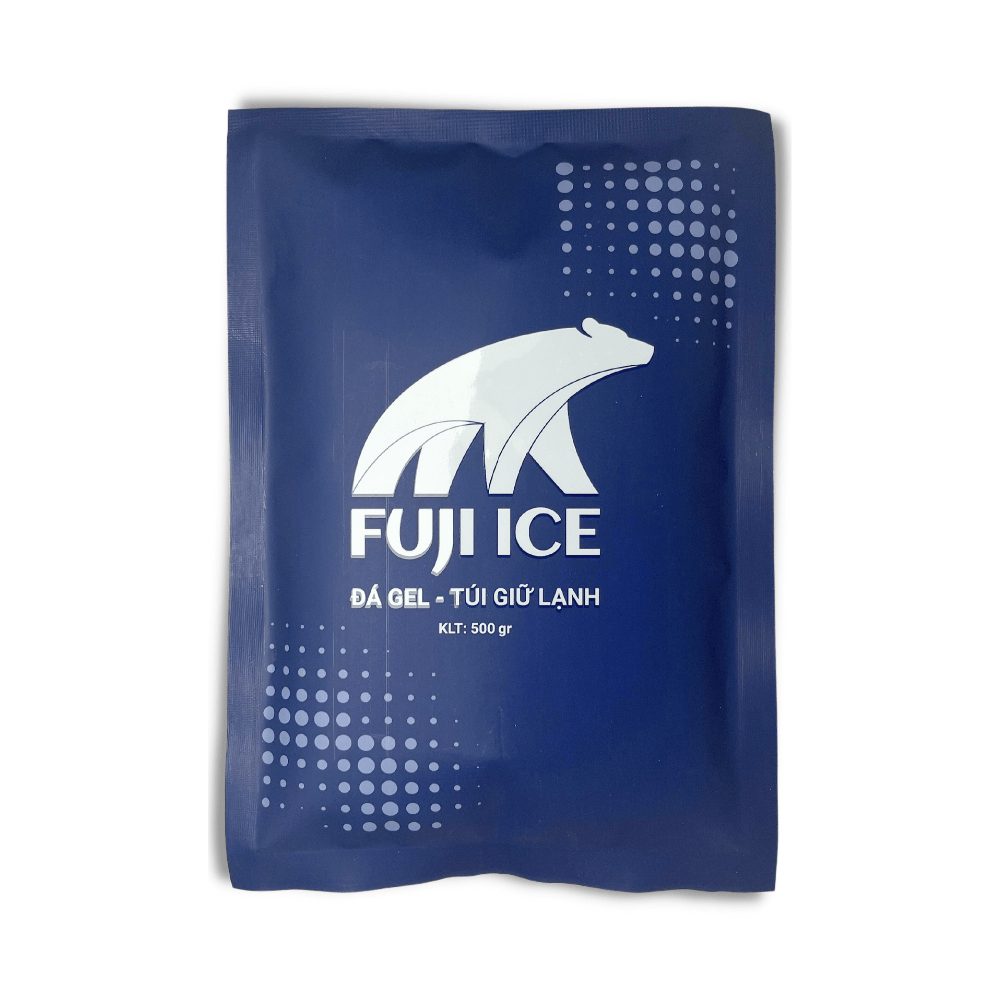 Túi đá gel Fuji ice 500g mặt trước