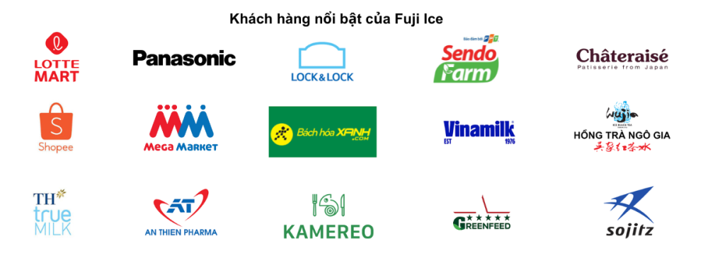 Khách hàng nổi bật của Fuji Ice
