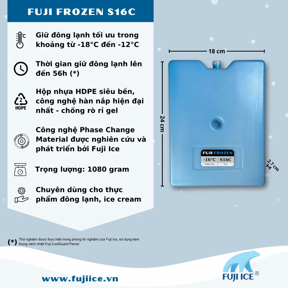 Hộp đá gel Fuji Frozen S16C