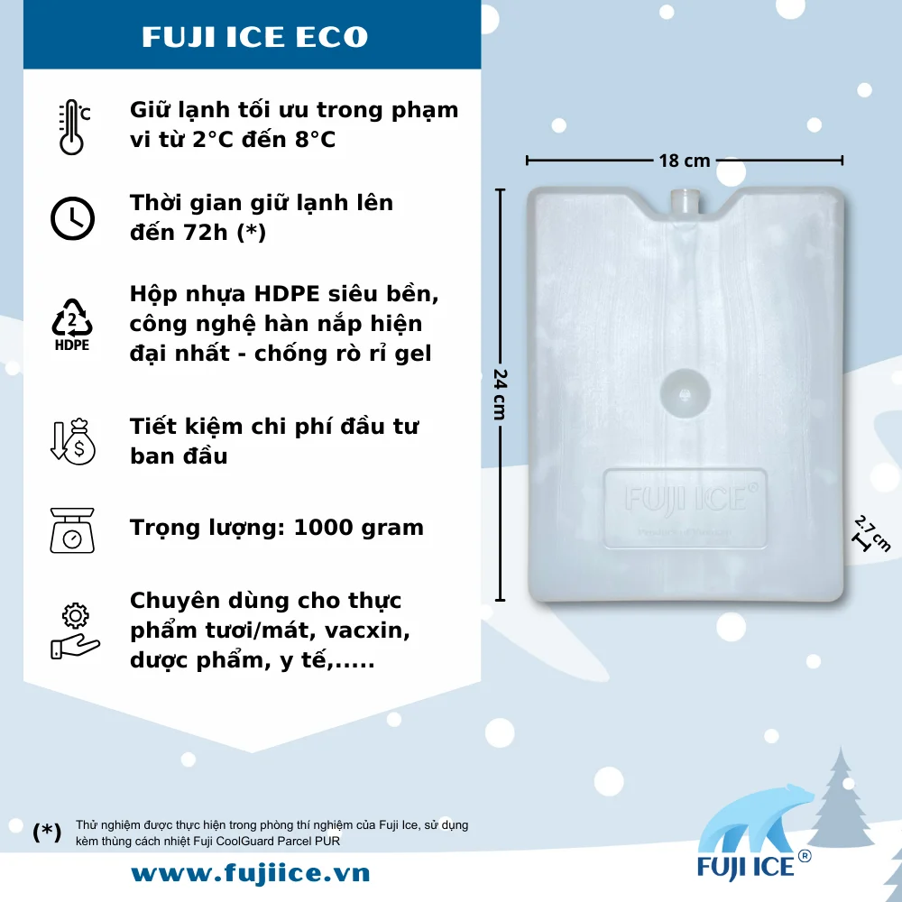 Hộp đá gel Fuji Ice Eco