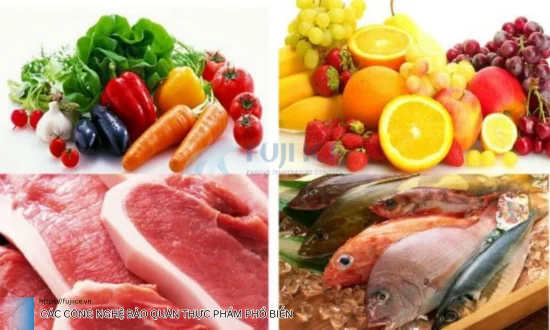 Các Công Nghệ Bảo Quản Thực Phẩm Phổ Biến