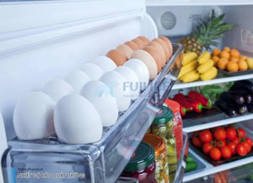 Nhiệt độ bảo quản trứng