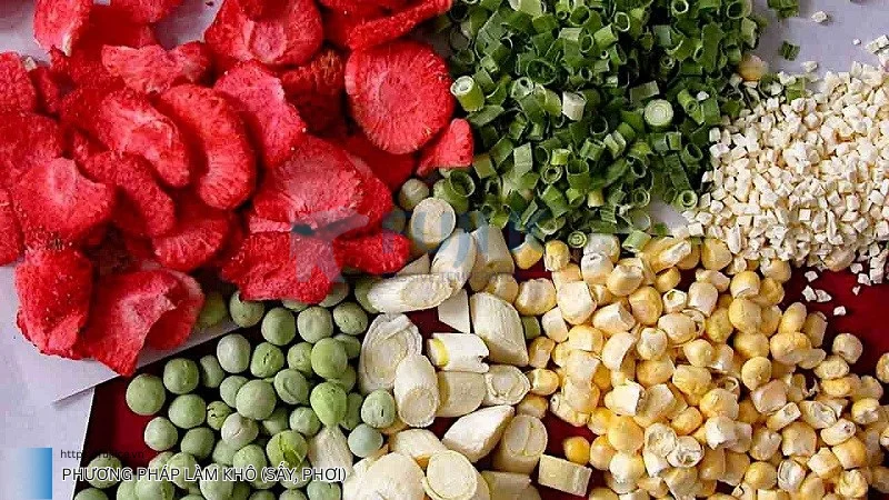 Phương pháp làm khô (Sấy, phơi)