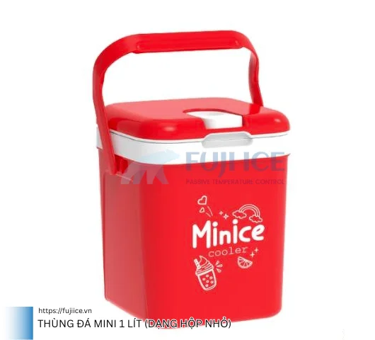 Gợi Ý 8 Mẫu Thùng Giữ Nhiệt Mini Tốt Nhất Cho Mọi Nhu Cầu 2 Thùng Đá Mini 1 Lít (Dạng Hộp Nhỏ)