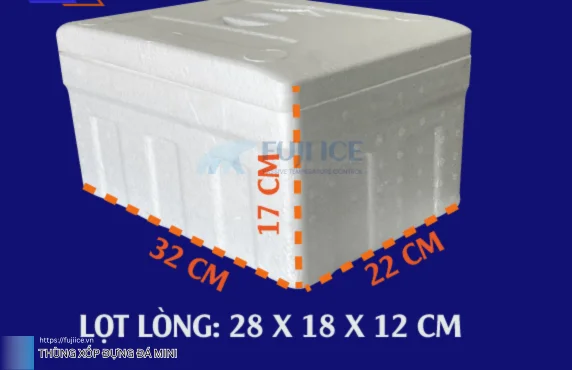 Thùng xốp đựng đá: Giải pháp giữ lạnh hiệu quả và tiết kiệm nhất 4 Thùng xốp đựng đá mini