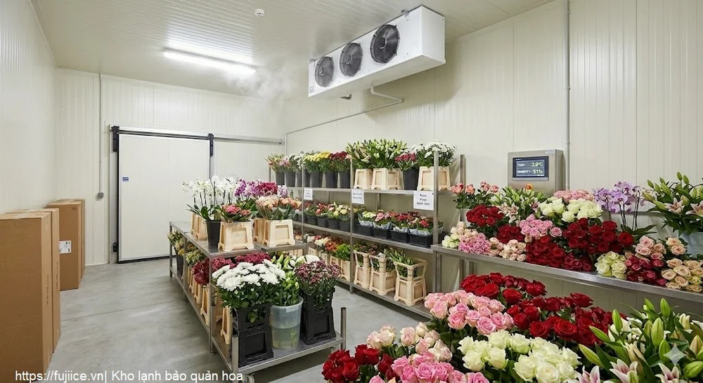 Tiêu Chuẩn Thiết Kế Kho Lạnh Bảo Quản Hoa Tươi Chuyên Nghiệp 1 Kho lạnh bảo quản hoa