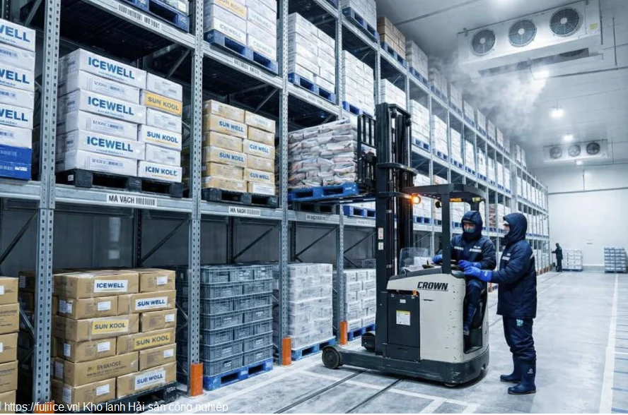 Kho Lạnh Hải Sản: Tiêu Chuẩn Kỹ Thuật & Giải Pháp Bảo Quản Toàn Diện 1 Kho lạnh hải sản công nghiệp