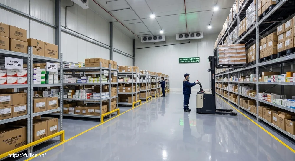 Kho Lạnh Bảo Quản Dược Phẩm: Tiêu Chuẩn GSP & Giải Pháp Kiểm Soát Nhiệt Độ Toàn Diện 1 Tổng quan kho lạnh dược phẩm