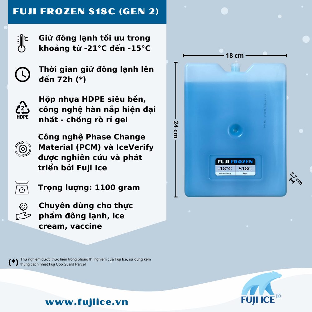 Hop da gel Fuji Frozen S18C Gen 2