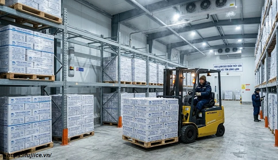 KHO LẠNH BẢO QUẢN TÔM CÔNG NGHIỆP