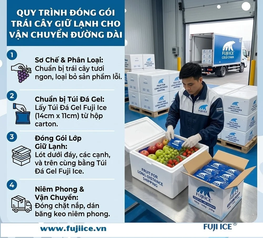 Kho Lạnh Bảo Quản Rau Quả: Tiêu Chuẩn Kỹ Thuật Và Giải Pháp Toàn Diện 3 quy trình đóng gói trái cây tươi từ kho