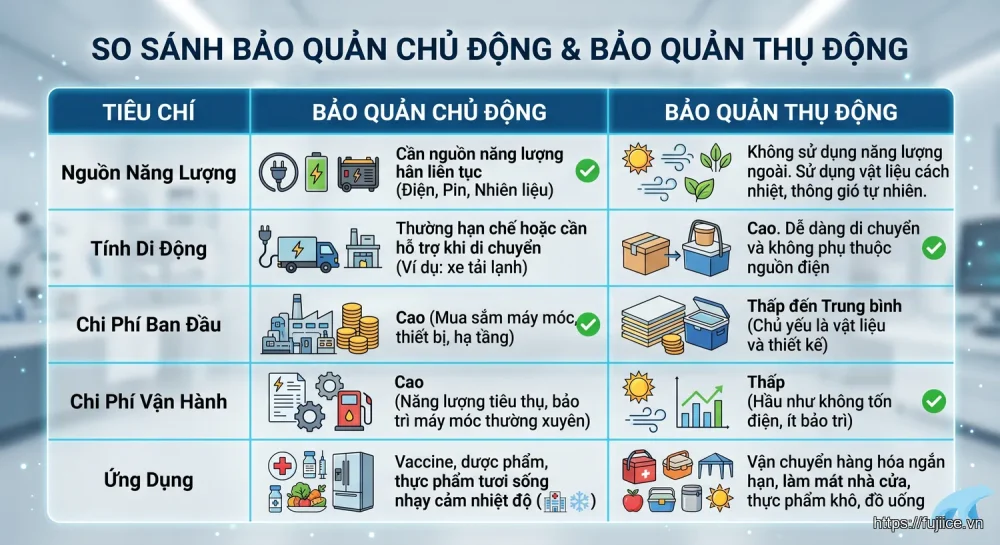 bảo quản lạnh là gì - Phân loại các phương pháp bảo quản lạnh phổ biến